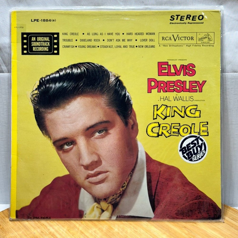 Elvis Presley King Creole Mono LPM 1884 Vinyl Record 12" LP